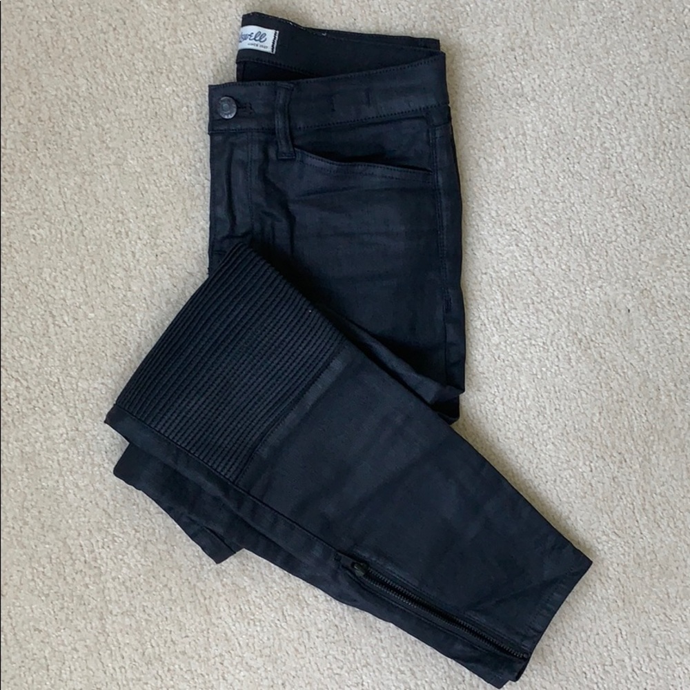 Coated Black Madewell Jeans